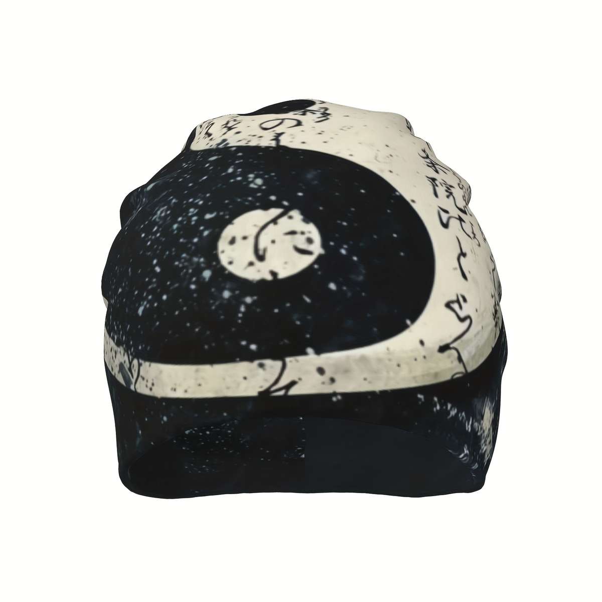 Tai Chi Yin Yang Brimless Beanie Soft Stretchy Polyester Blend Funky Style