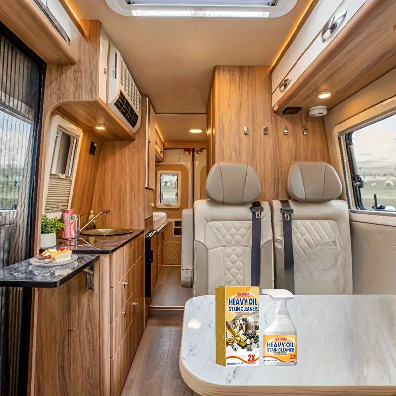 1pc Heavy-Duty Kitchen Grease Oil Remover Spray Citric Acid Formula for Effortless Cleaning