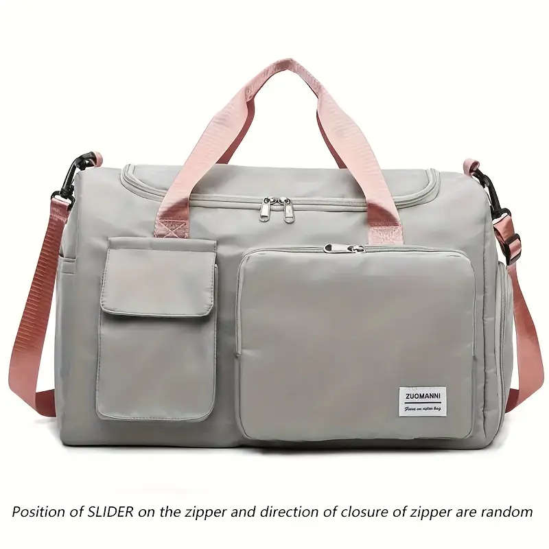 Unisex Large Capacity Nylon Travel Gym Tote