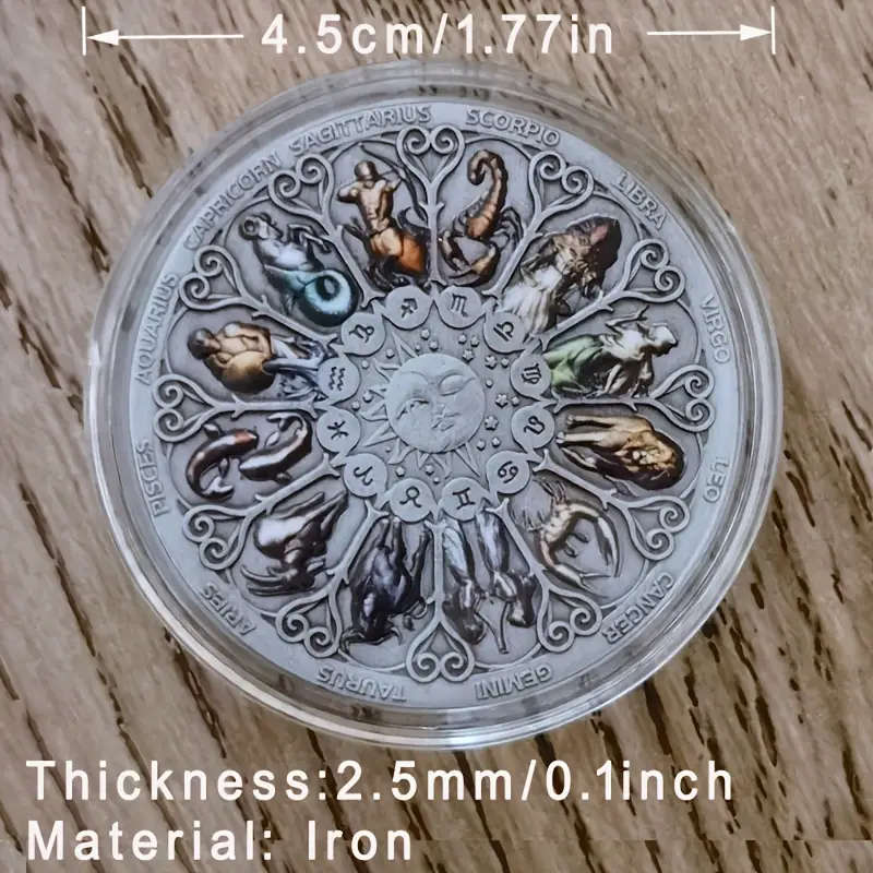Twelve Constellations - Collectible Commemorative Coin - With Capsule