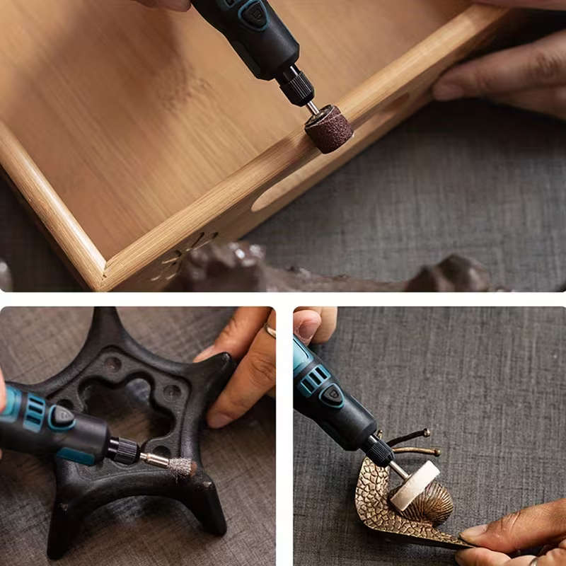 52pc Rechargeable Electric Engraving, Polishing, Drilling & Cutting Tool Set with USB Charging