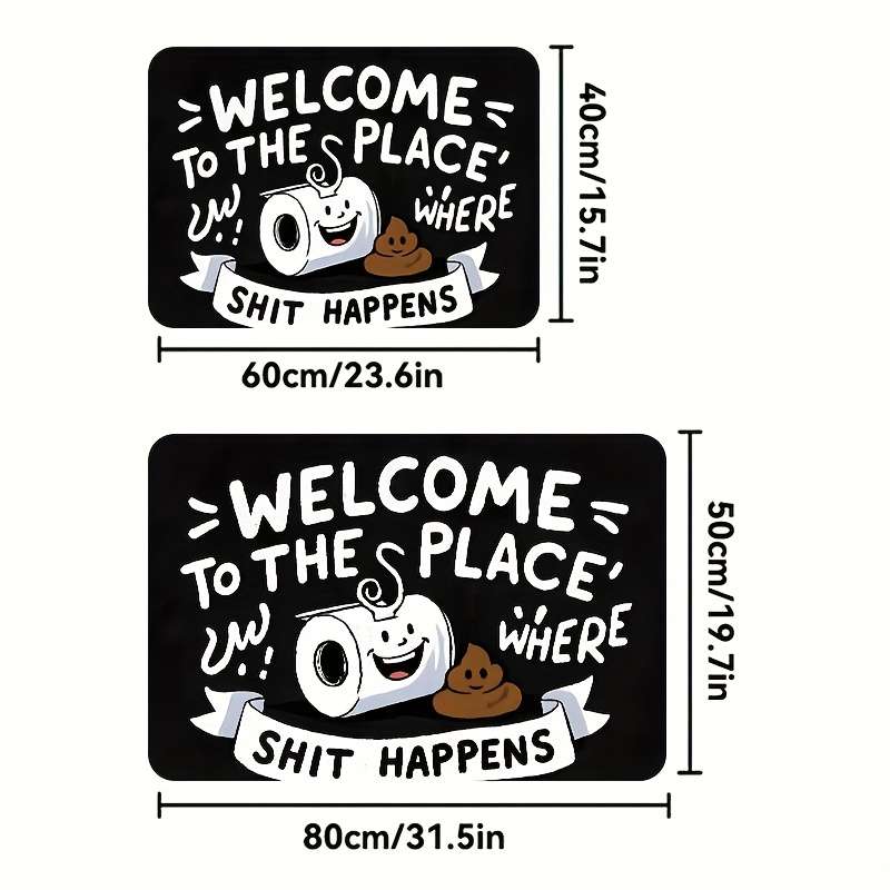 1Pc 15.7x23.6inch 40x60cm Floor Mat