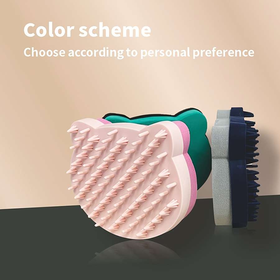 Pink Silicone Hair Removal Comb Pet Comb