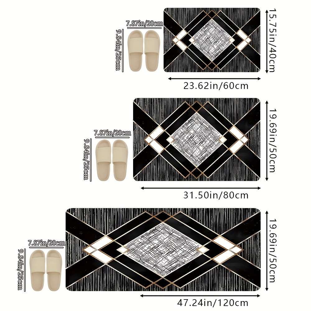 1Pc 50cmx120cm 19.69x47.24inch Floor Mat