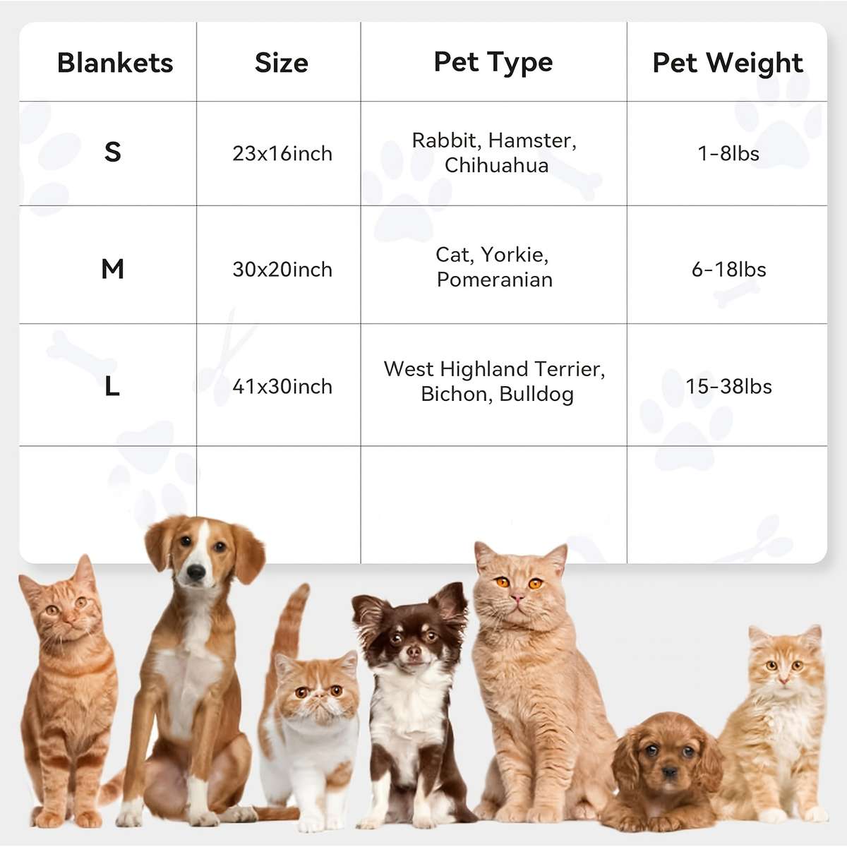 Blanket Color 3 Pack Mixed Colors size S 59.99x40.01cm x3