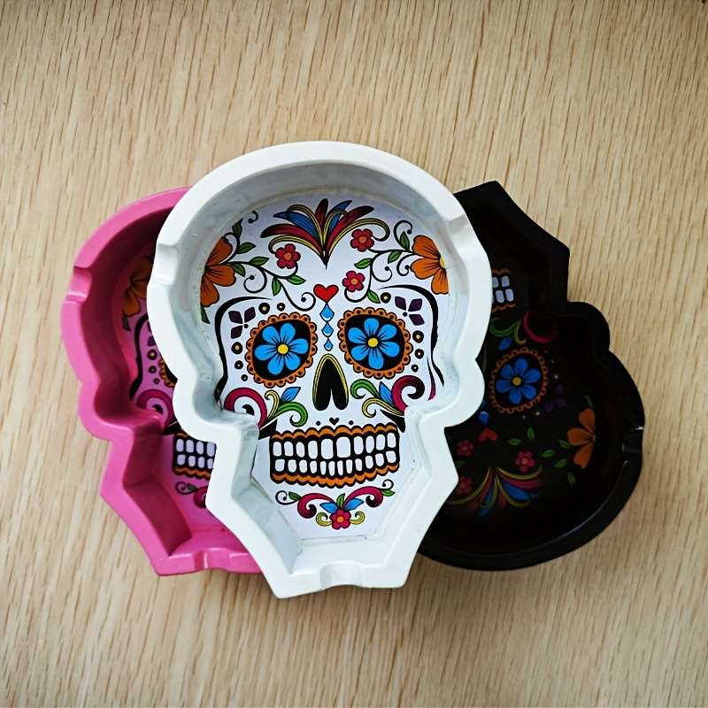 1pc Creative Skull-Shaped Ashtray for Easter Decoration