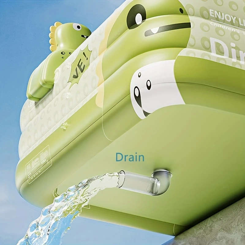 Dinosaur Themed Inflatable Outdoor Pool
