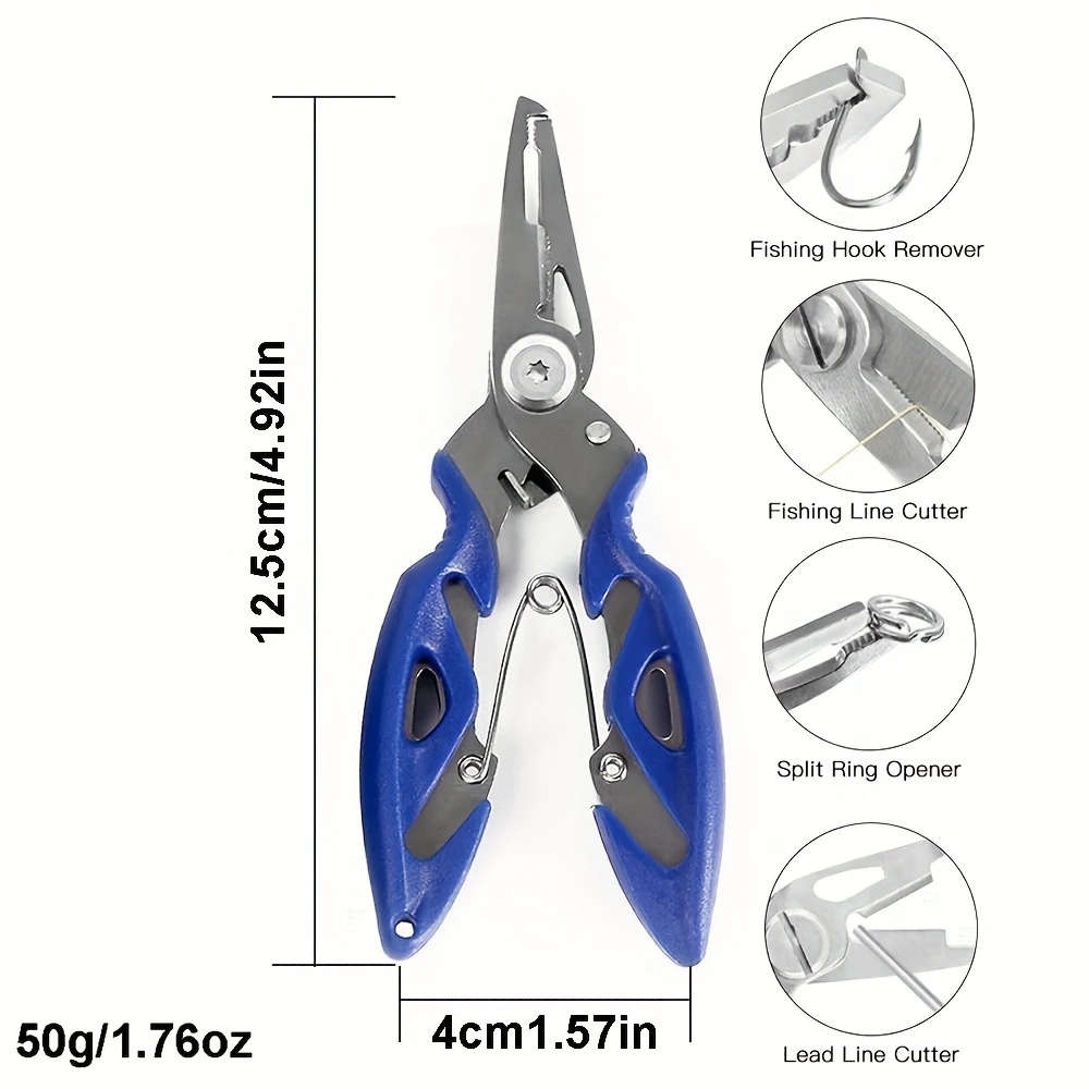 264pcs set Outdoor Fishing Accessories Set with Tackle Box Including Plier Jig Hooks Sinker Weight S