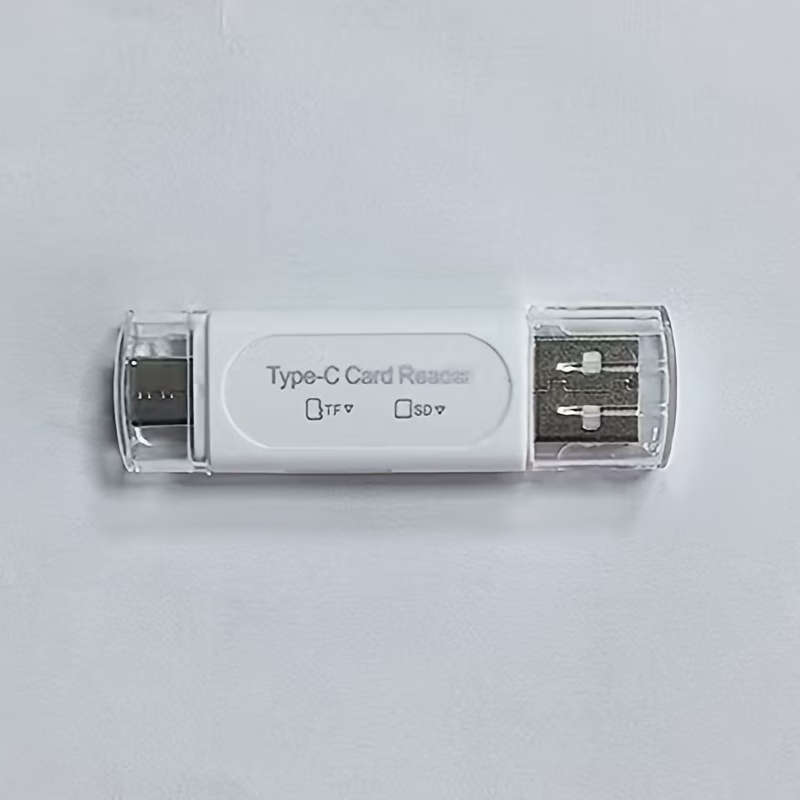 4-in-1 Type-C/USB-A Card Reader
