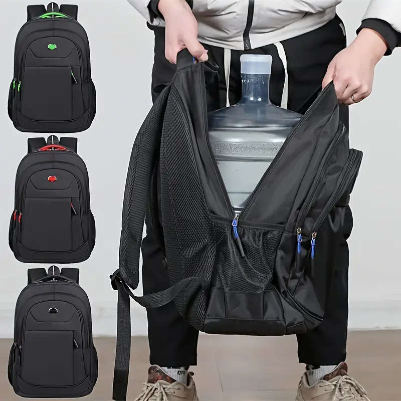 1pc Waterproof Travel Notebook Computer Backpack Durable Business Backpack College Student Backpack