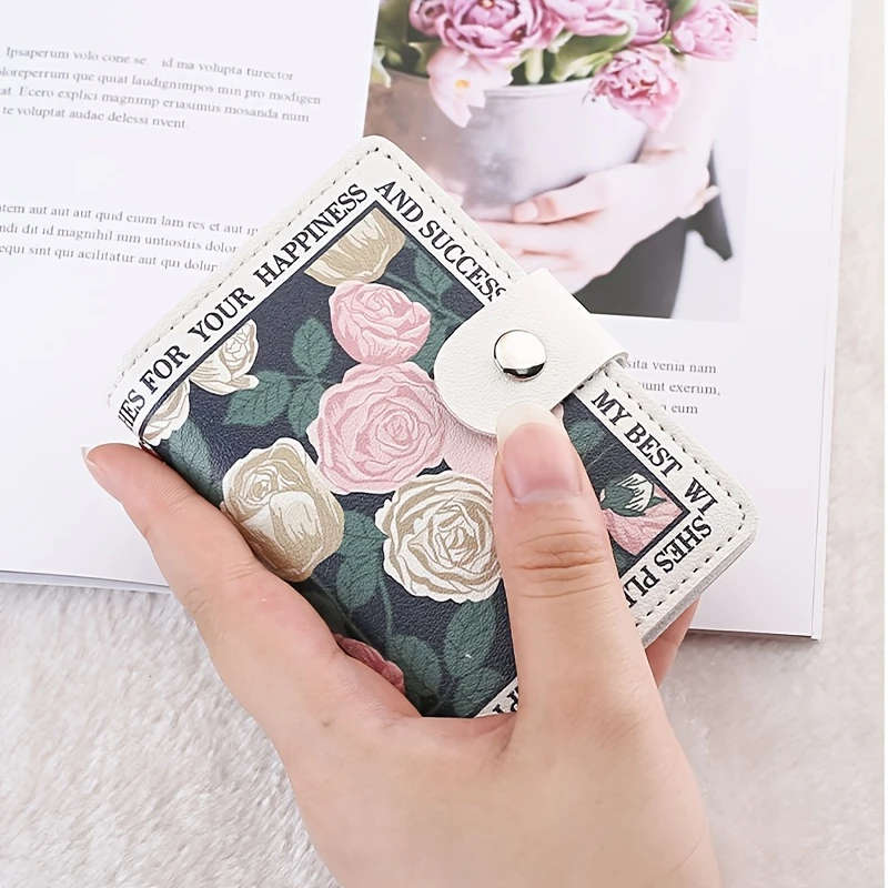 Ladies Elegant Large Capacity Card Holder