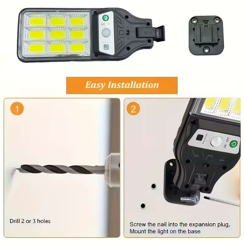 LED Outdoor Solar Light with Remote