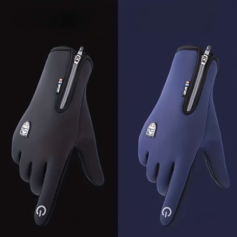 1 Pair Grey Size M Outdoor Sports Gloves