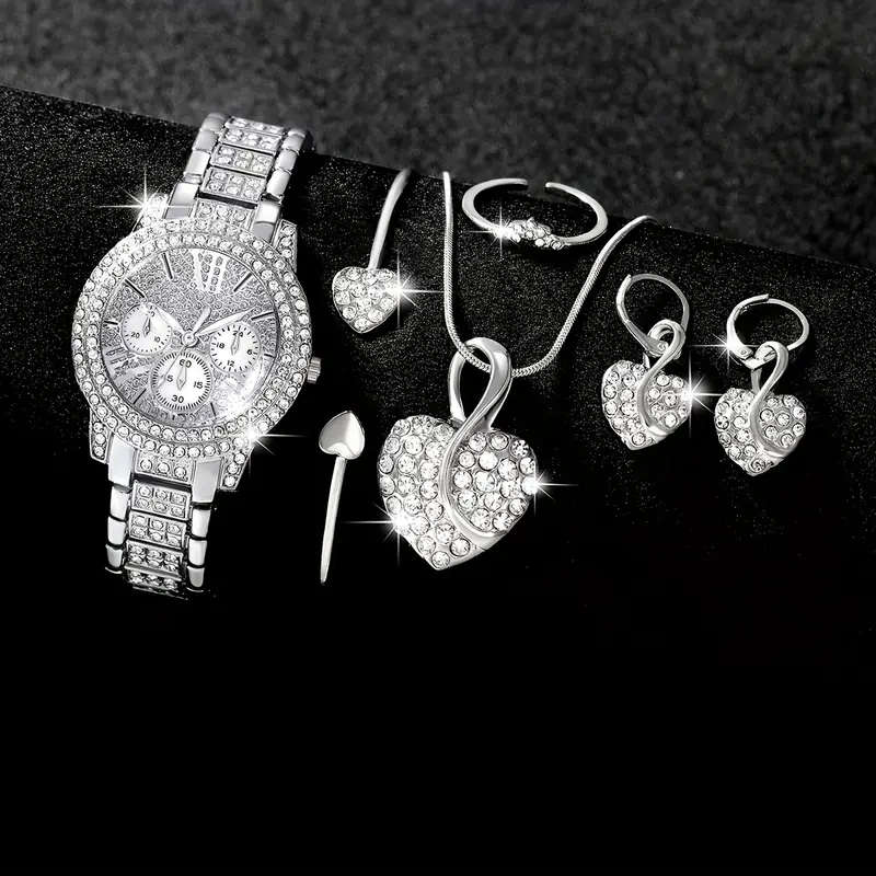 6-Piece Stylish Quartz Watch Set