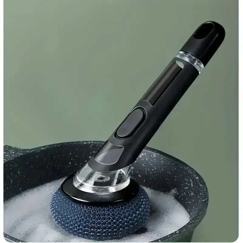 1pc Multi-Functional Kitchen Dishwashing Brush with Soap Dispenser Efficient and Convenient Cleaning