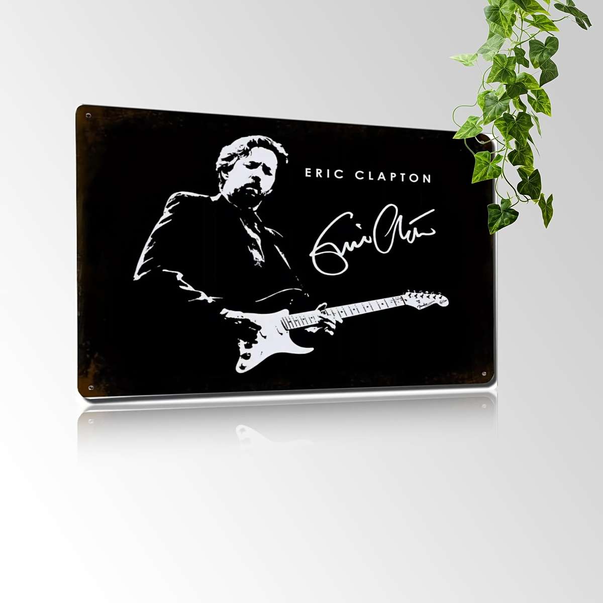 Eric Clapton Guitar Metal Tin Sign 20.32X30.48Cm Decorative Wall Art Home Decor Multipu
