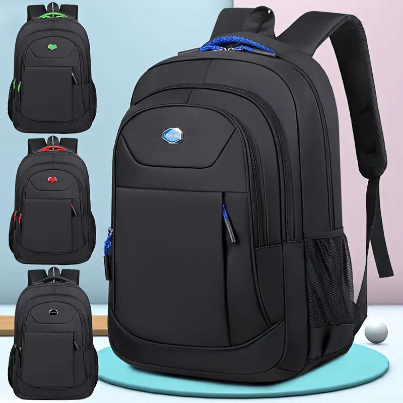 1pc Waterproof Travel Notebook Computer Backpack Durable Business Backpack College Student Backpack
