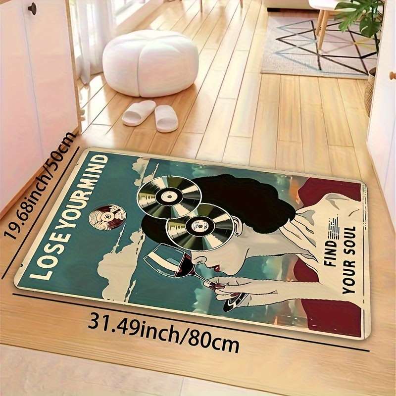 Blue 23.62x35.43inch 60x90cm Floor Mat