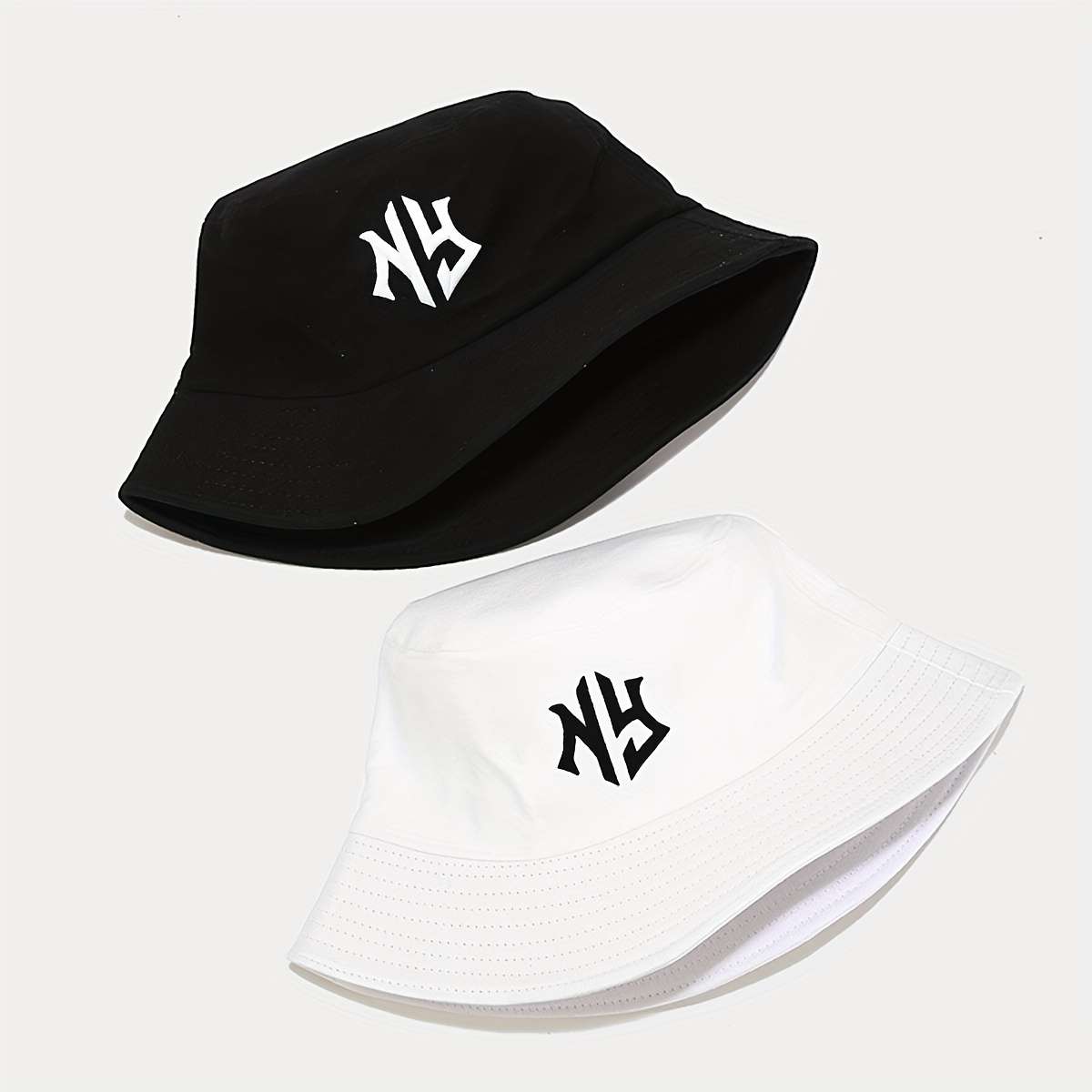 1pc ATHACER Bucket Hat with NY Embroidery Breathable Sun Protection Lightweight Foldable Fi