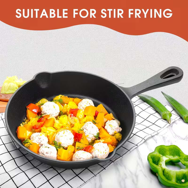 3pcs Cast Iron Skillet Set