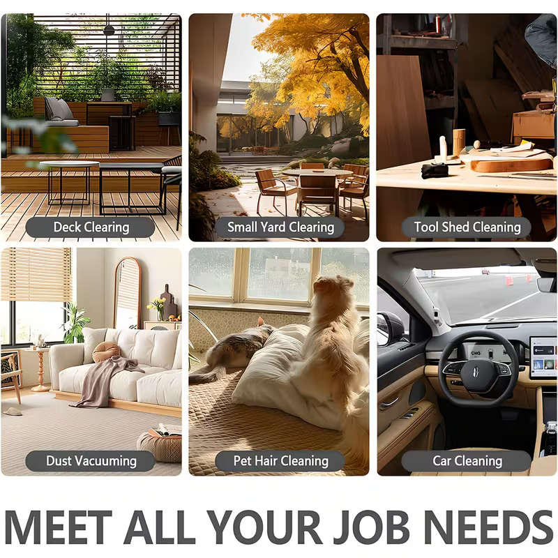 Electric Blow-And-Vacuum Combo Machine