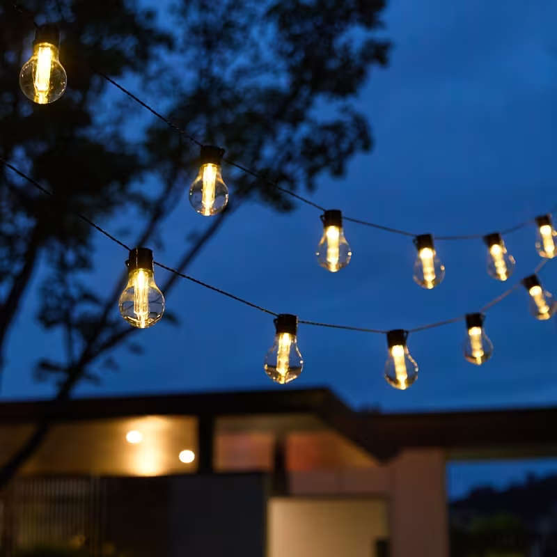 Outdoor Solar Shatterproof Pendant Light