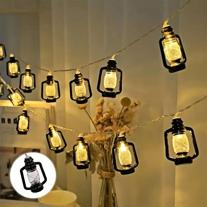 Retro LED Lantern String Lights