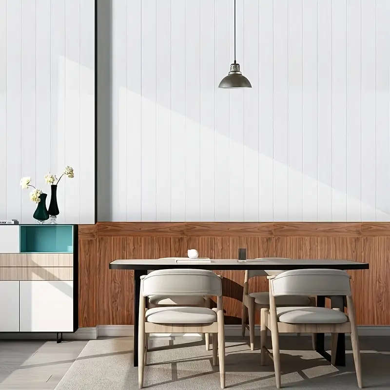 30 Washable And Reusable Self-Adhesive Wood Grain Wall Stickers