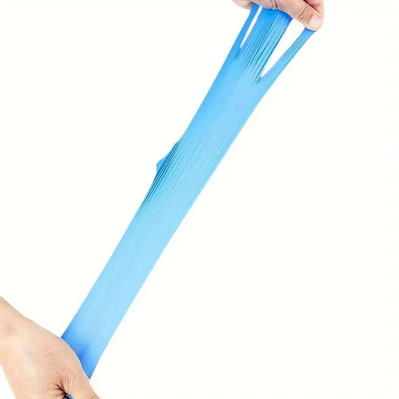 100pcs Bag Blue Disposable Gloves Size S Waterproof Very Suitable For Kitchen Washing Dishes Cleanin