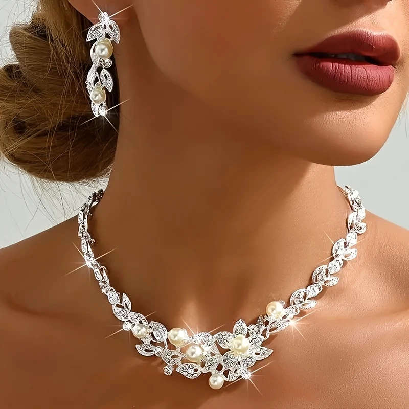 Imitation Pearl Necklace Jewelry
