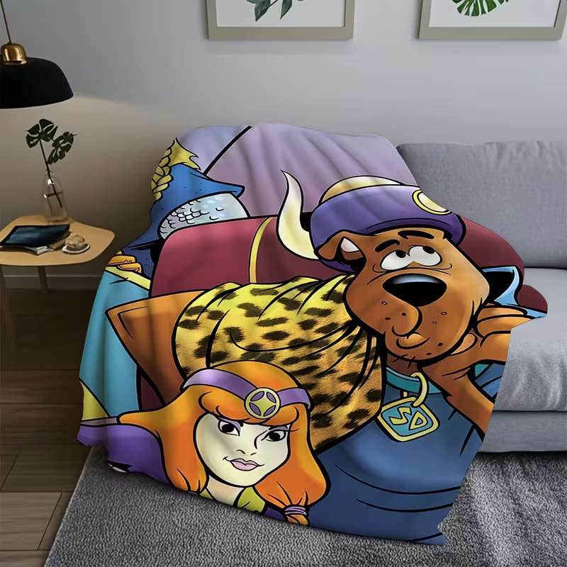 1 Scooby-Doo Plush Blanket 125*150CM