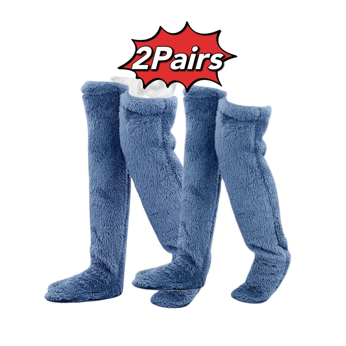 Sock Blue 2Pairs One Size