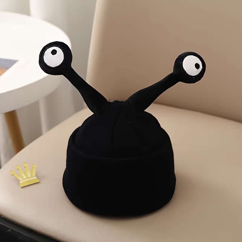 Women's Knit Beanie Hat with Earflap Cartoon Insect Design Soft And Cozy for Fall Winter