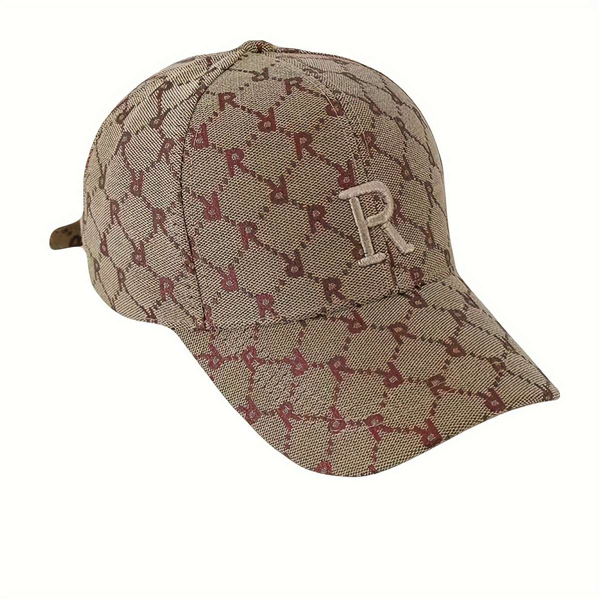 Vintage Baseball Cap Embroidered Letter R