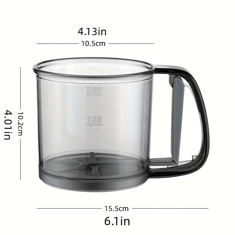 1pc Stainless Steel Flour Sifter Essential Baking Tool for Christmas Kitchen Use Durable Mesh