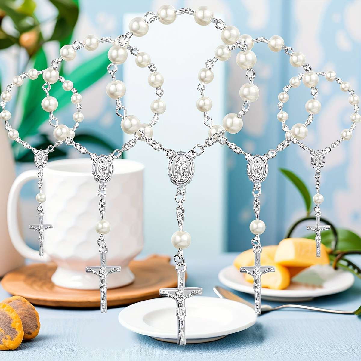 1 Piece Silvery Jesus Theme Pendant