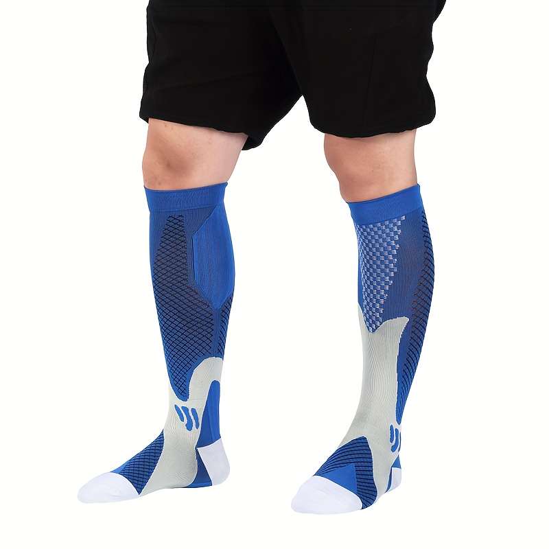 1 Pair White Size XL Socks