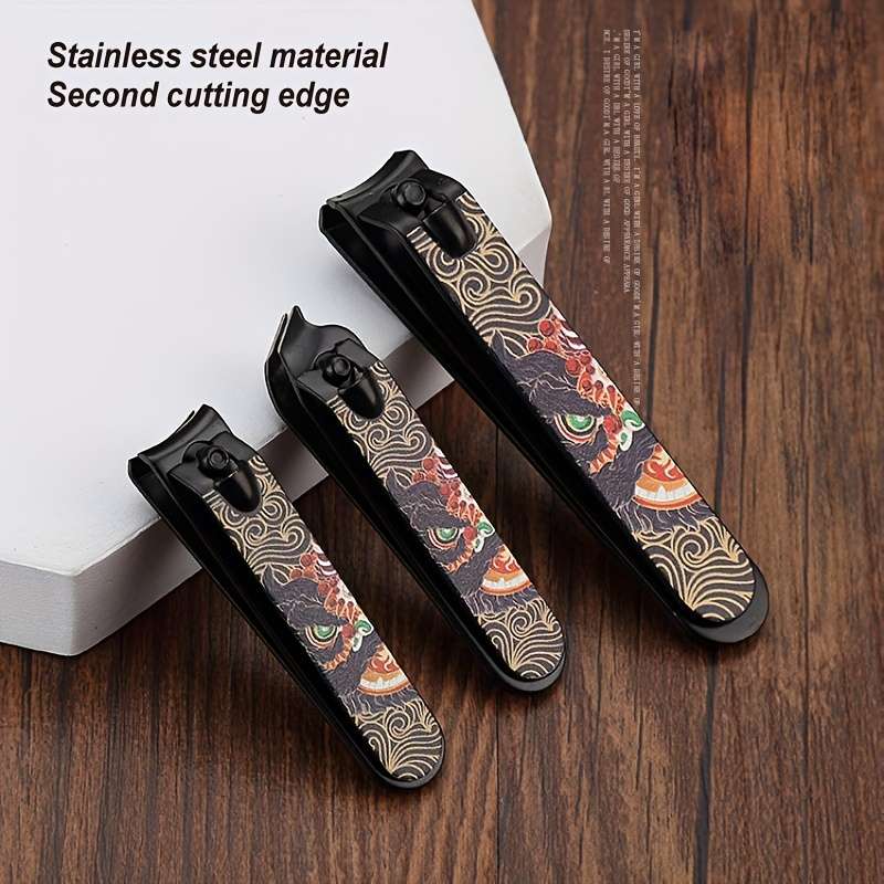 3pcs Set of Double-edged Super Hard Precision Steel Nail Clippers High Carbon Steel Sharp Nail