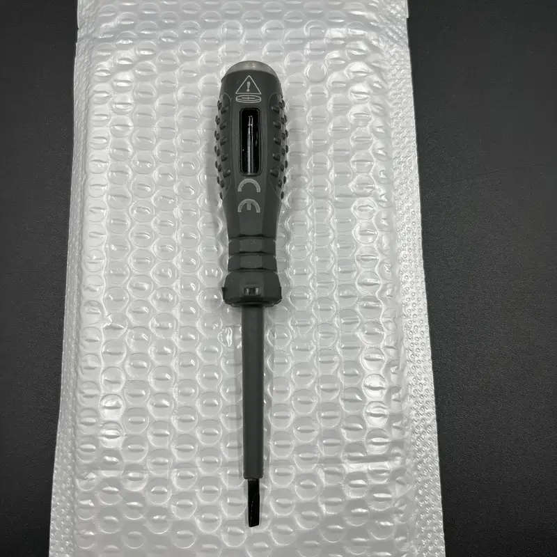 1pc Smart LED Dual-Light Voltage Tester with Screwdriver Head High Brightness Non-Rechargeable Batte