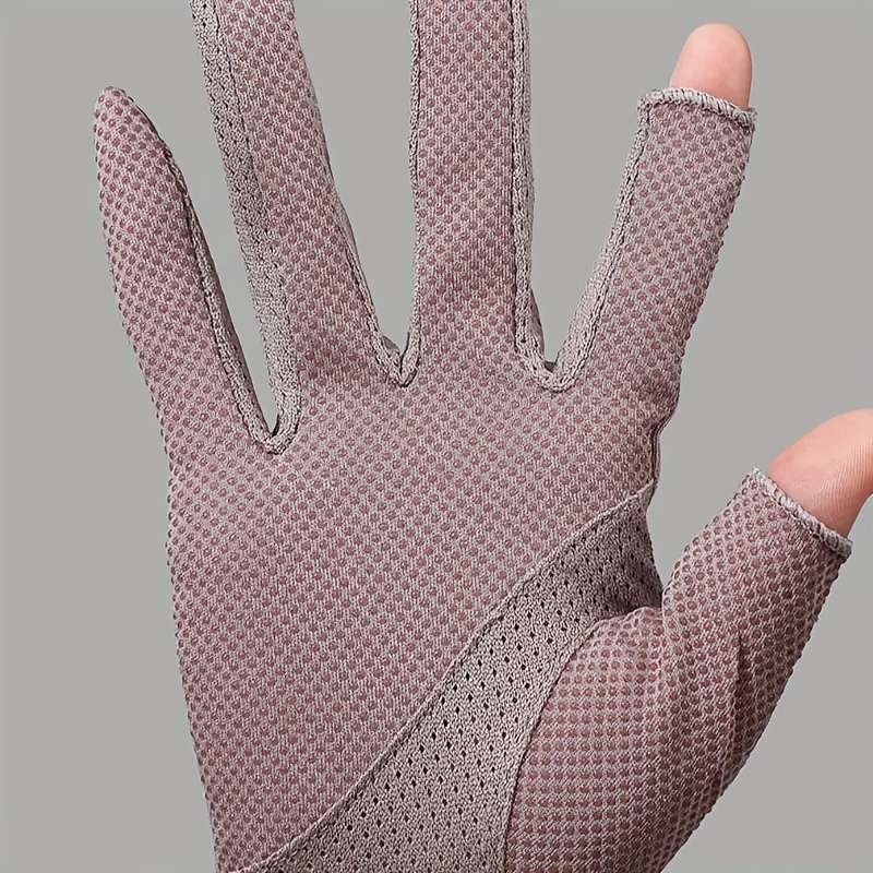 1 Pair Light Pink Summer Lace Gloves