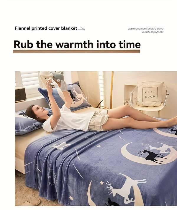 Blanket Color Puppy size 150x200cm