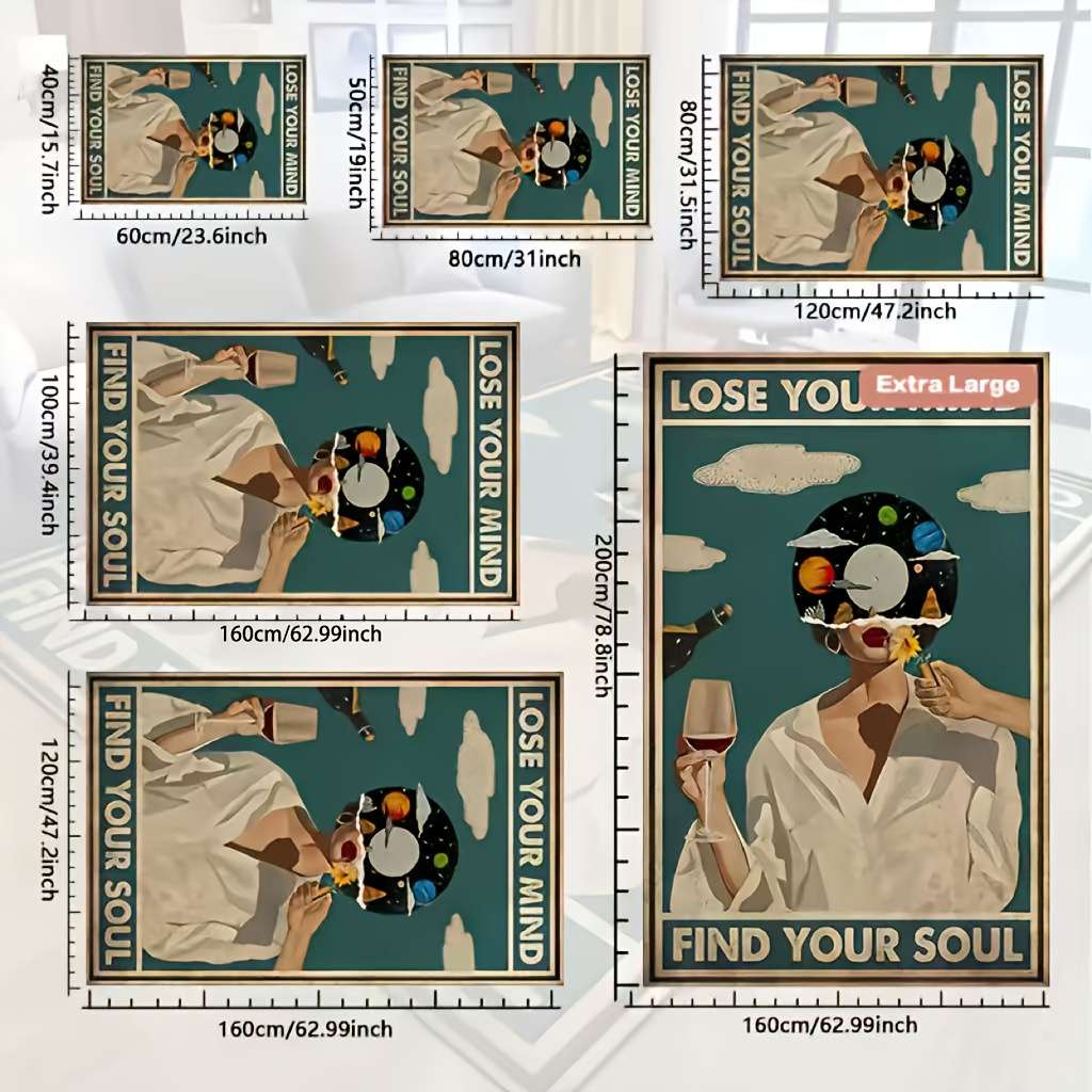 1Pc 39.4x59inch 100x160cm Floor Mat