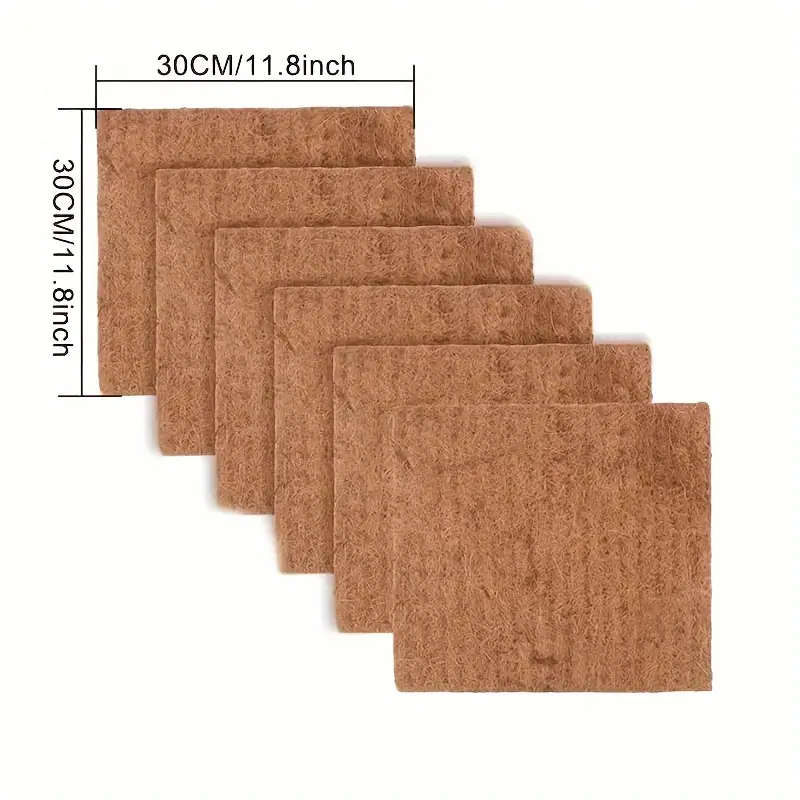 10 Pack Natural Coconut Shell Chicken Nest Mat