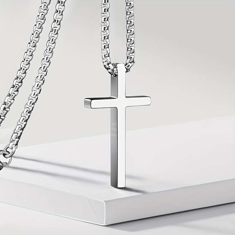 1 Piece Silvery Jesus Theme Pendant