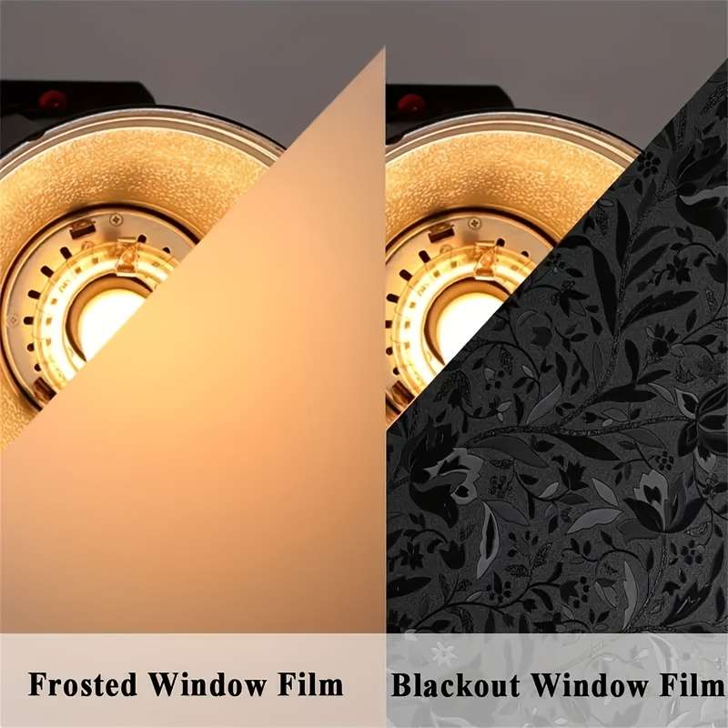 1pc Black Size 45cmx200cm 17.7inx78.7in Door And Window Stickers