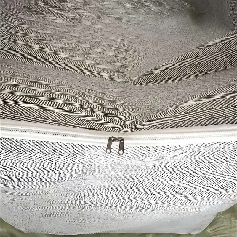 Collapsible Zippered Storage Bag - Durable, washable storage bag