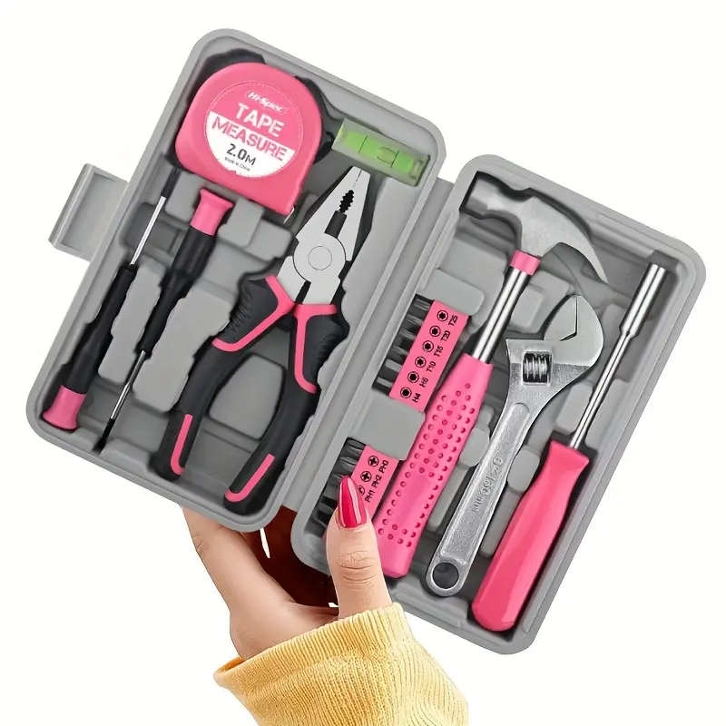 Home Hardware Set Tool Box Multi-Functional Pliers Wrench Hammer Home Repair Tool Box Combination