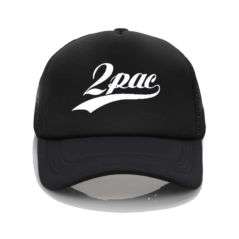 1pc Unisex Baseball Cap Summer Sun Protection Hat Adjustable Snapback Breathable Mesh Back Hip-