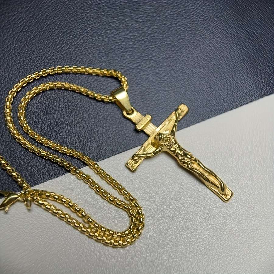 1 Piece Silvery Jesus Theme Pendant