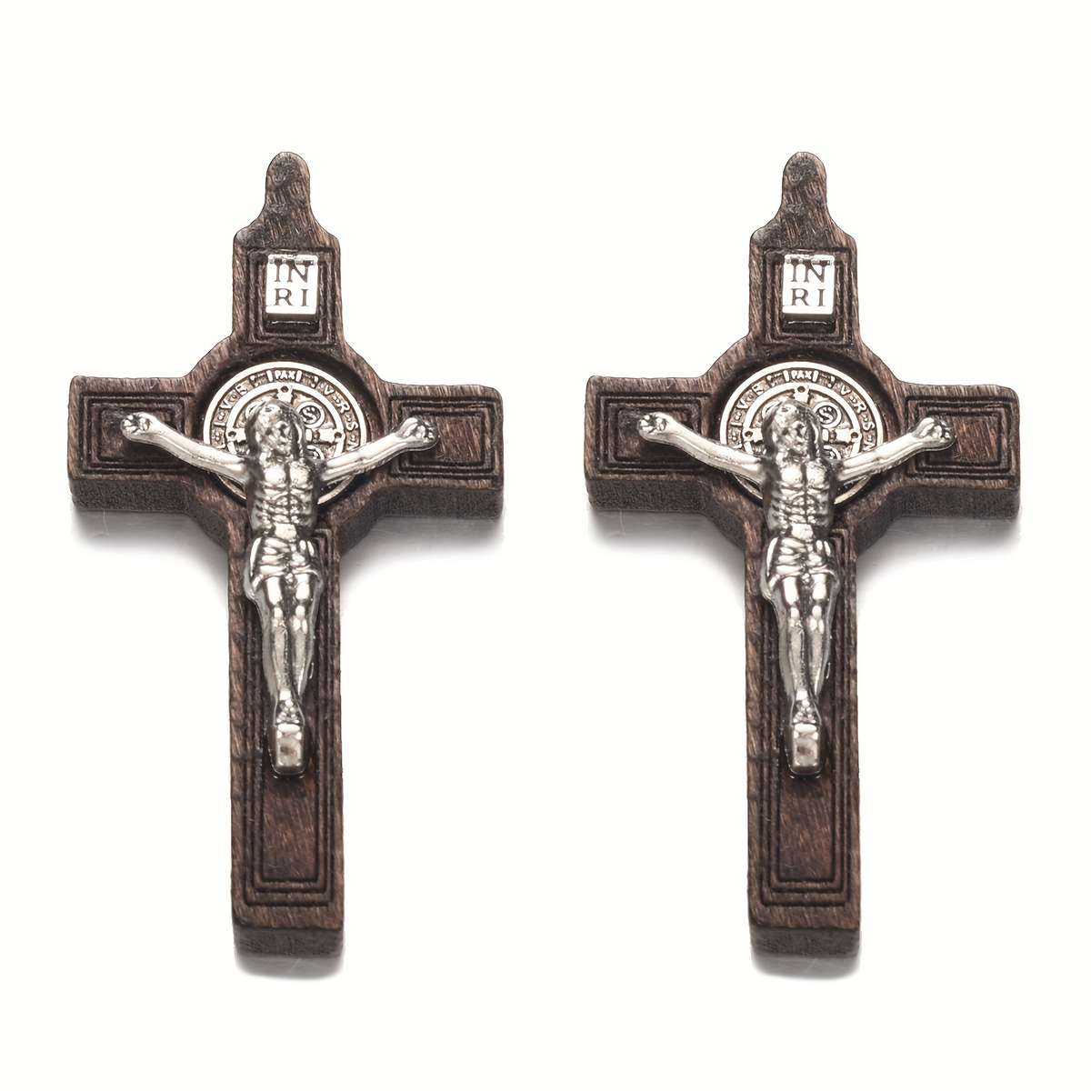 1 Piece Light Brown Jesus Theme Pendant